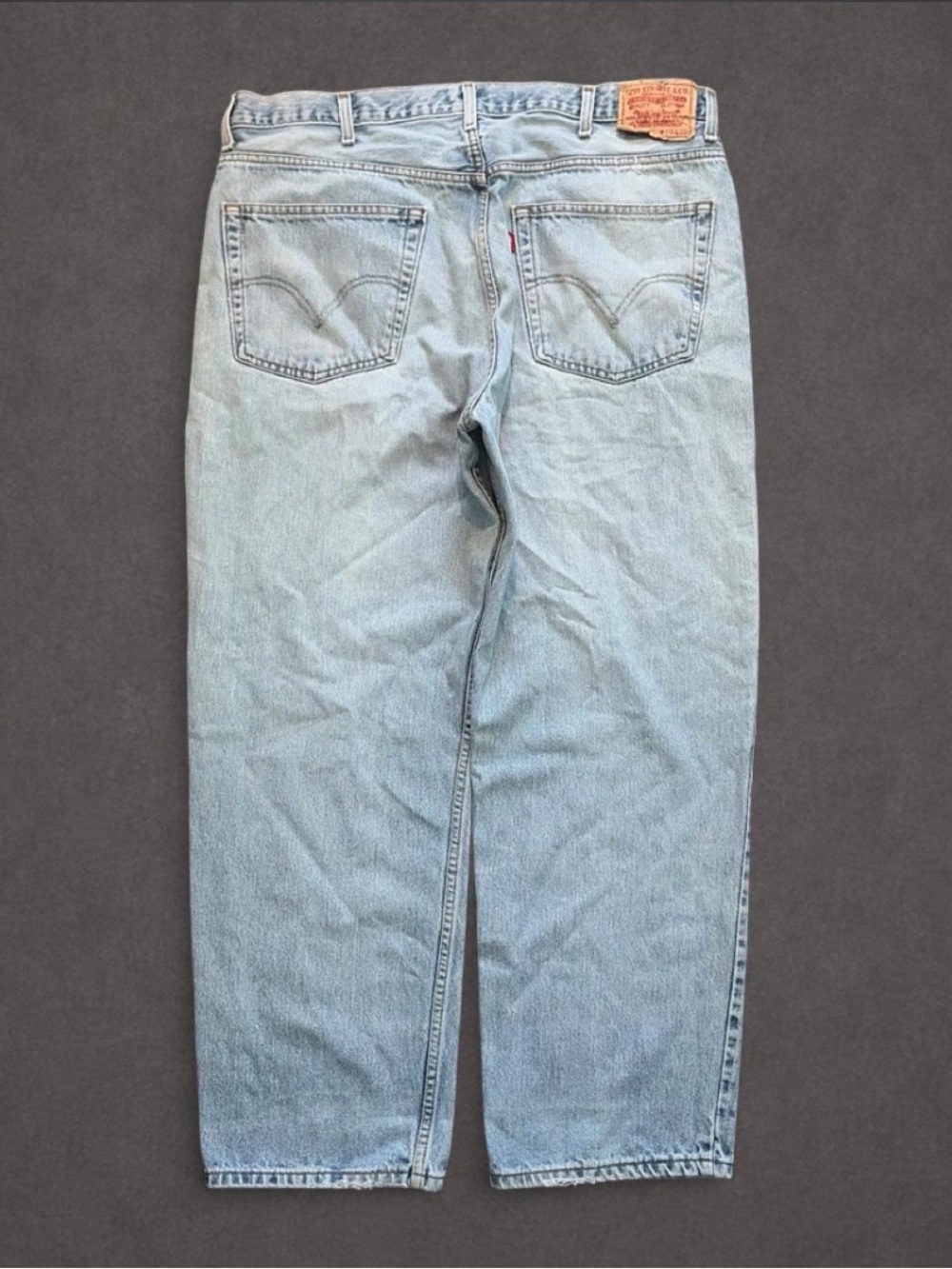 Levi’s 550 Relaxed Fit Light Wash Denim Jeans W40 L30